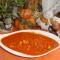 Saus: tomatensaus met stukjes bloemkool pittig gekruid