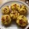 Aardappel-bloemkool muffins met ham en kaas