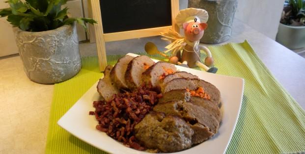 Vleesbroodje met wortel Vleesbroodje met wortel