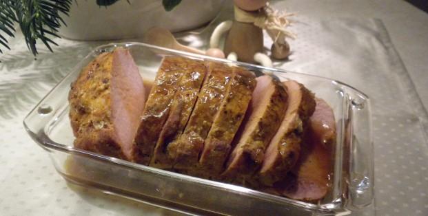 Gebraad licht gerookt met een marinade