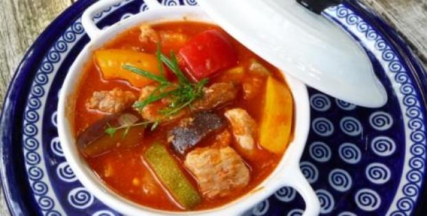 Stoofpot met Mediterrane groenten