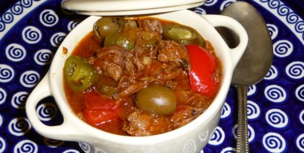 Cubaanse stoofpot Ropa Vieja Cubaanse stoofpot Ropa Vieja
