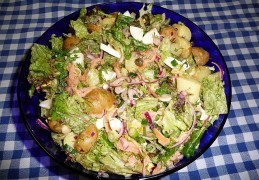 Noorse aardappelsalade met zalm