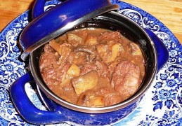 Hachee met champignons