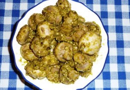 Tapas: champignons met pesto