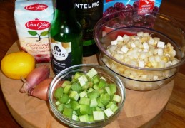 Chutney van asperges en rabarber