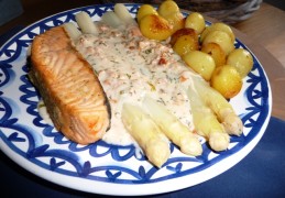 Zalm/dillesaus voor bij asperges