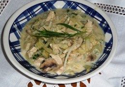 Kipfilet met romige venkel dragonsaus