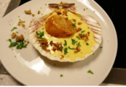 Coquilles Saint Jacques (Sint-Jacobs schelp) in citroenroomsaus