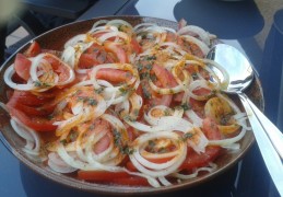 Marokkaanse tomatensalade