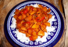 Pilaf (Pilav) met kalkoenfilet