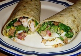 Wraps met Caesar salade