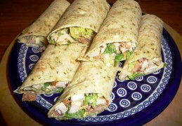 Wraps met Caesar salade