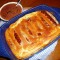 Britse “Toad in the hole” (Pad in het gat)