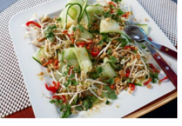 Komkommersalade met een Oosters tintje