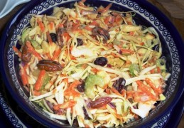 Amerikaanse coleslaw (mijn versie)