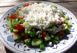 Bulgaarse Shopska salade