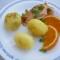 Oosterse gegrilde zalm met Sweet Chilisaus en sinaasappel