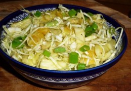 Fruitige spitskoolsalade