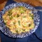 Broccolistamppot met ham, ei en ui