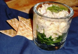 Zweedse haringsalade