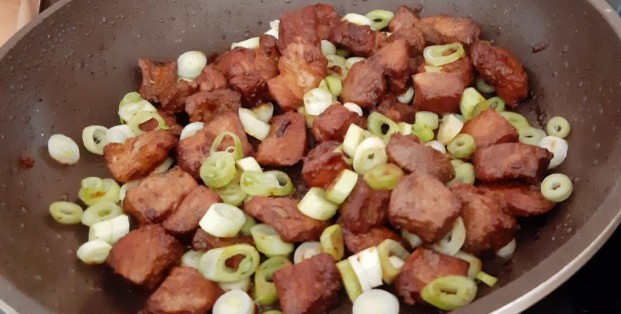 Pittige gemarineerde schnitzelreepjes