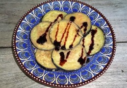 Berenjenas fritas con miel de caña