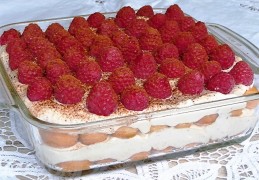 Snelle Tiramisu met frambozen