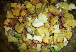 Aardappelsalade met Opperdoezer Ronde