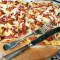 Flammkuchen met verse cantharellen