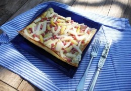 Flammkuchen met asperges