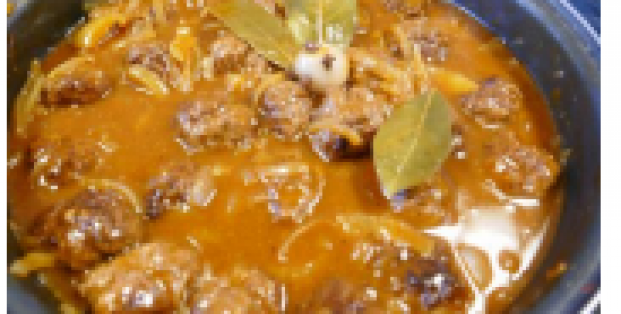 Gehaktballetjes Hachee voor de kleinkinderen...