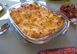Ovenschotel witlof met champignons, ham en kaas 