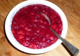 Cranberrysaus met peren
