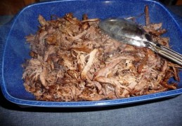 Pulled pork van wild zwijn