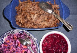 Pulled pork van wild zwijn