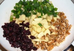 Couscous met appel en cranberry's