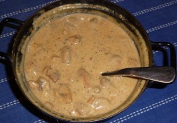 Champignonroomsaus met Funghi Trifolati