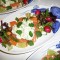Gerookte zalm met avocado limoensaus