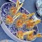 Roerei met zalm en gegrilde asperges (in een glaasje)