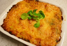 Lasagne met kipgehakt en spinazie