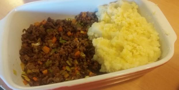 Franse ovenschotel Hachis Parmentier op eigen wijze