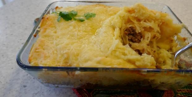 Zuurkool ovenschotel met rundergehakt