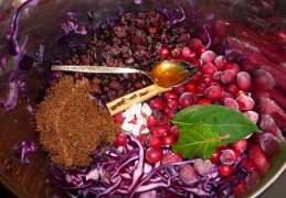 Rode kool met cranberry's van Nigella Lawson