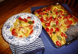 Ovenschotel Tortellini alla Caprese