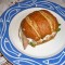 Broodje gerookte paling met mierikswortelsaus