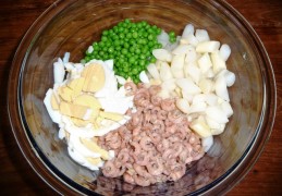 Aspergesalade met Hollandse garnalen