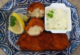 Aspergekroketten of bitterballen (Café Sjiek)