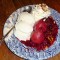 Stoofpeertjes met fruitbier en rood fruit