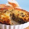 Frittata omelettaart met champignons en paprika uit de oven